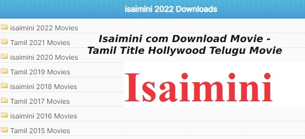 Isaimini com Download Movie - Tamil Title Hollywood Telugu Movie