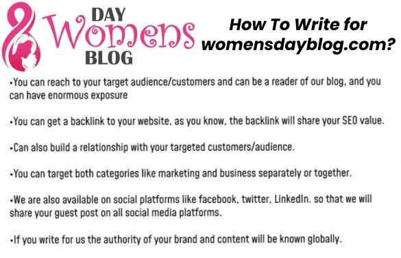 How To Write for womensdayblog.com?