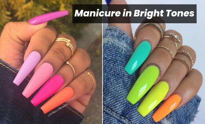 Manicure in Bright Tones
