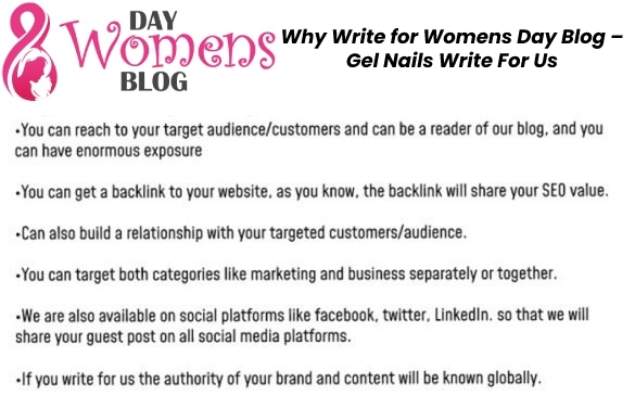 Why Write for Womens Day Blog – Gel Nails Write For Us