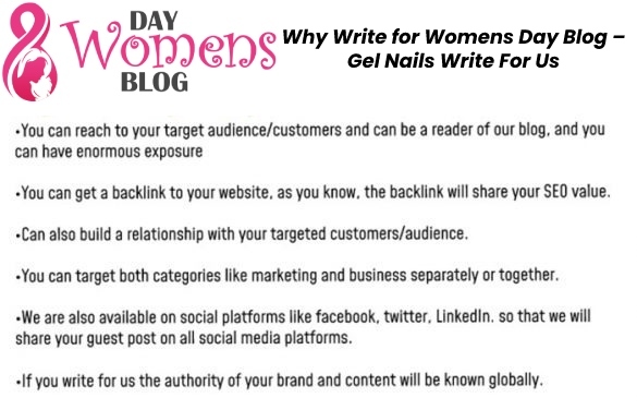 Why Write for Womens Day Blog – Gel Nails Write For Us