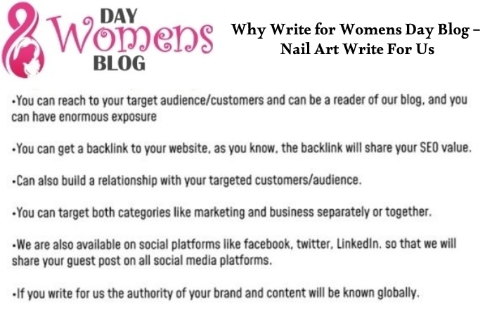 Why Write for Womens Day Blog –  Nail Art Write For Us