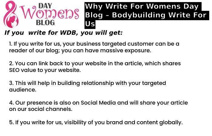 Why Write For Womens Day Blog – Bodybuilding Write For Us