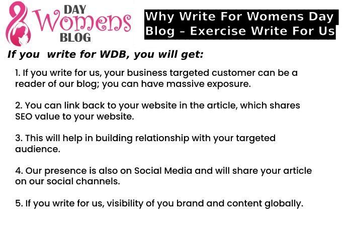 Why Write For Womens Day Blog – Exercise Write For Us
