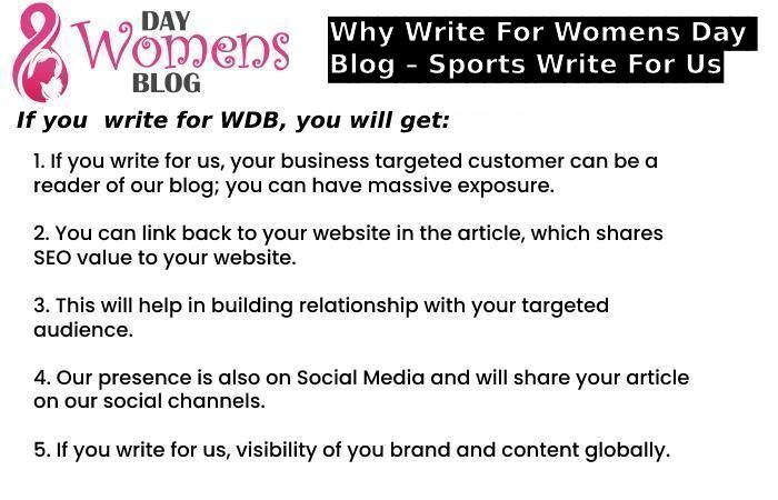 Why Write For Womens Day Blog – Sports Write For Us