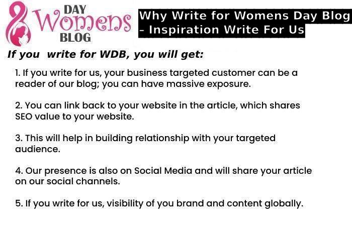 Why Write for Womens Day Blog – Inspiration Write For Us