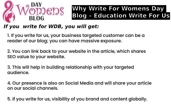 Why Write For Womens Day Blog – Education Write For Us